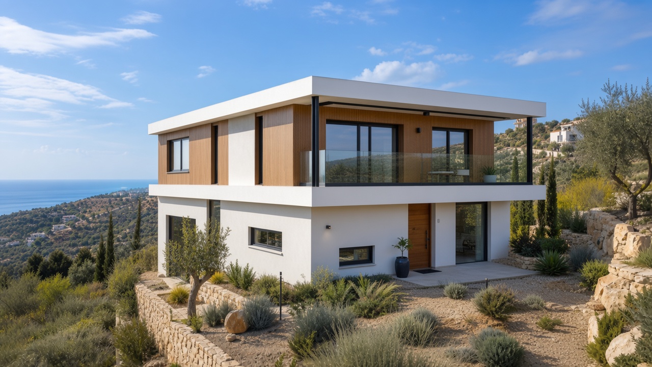 MD207 — 4-bedroom double floor prefab home, Cyprus