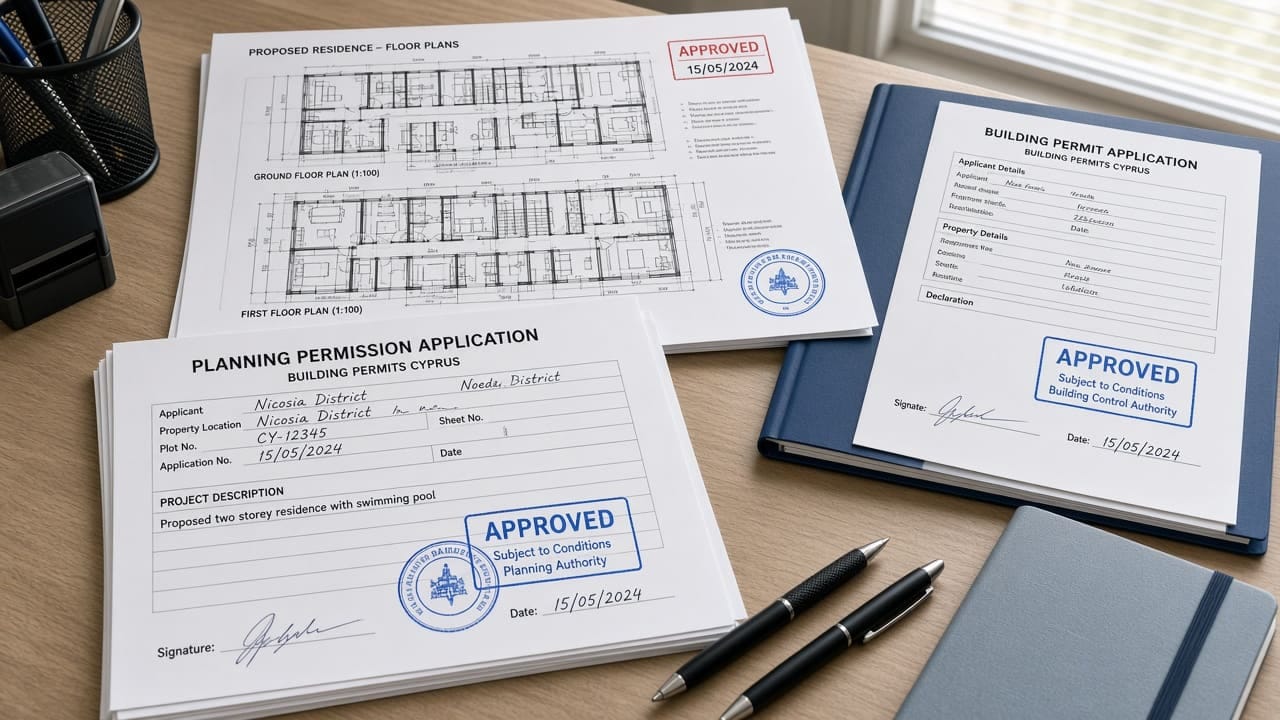 Building permit drawings and stamped plans