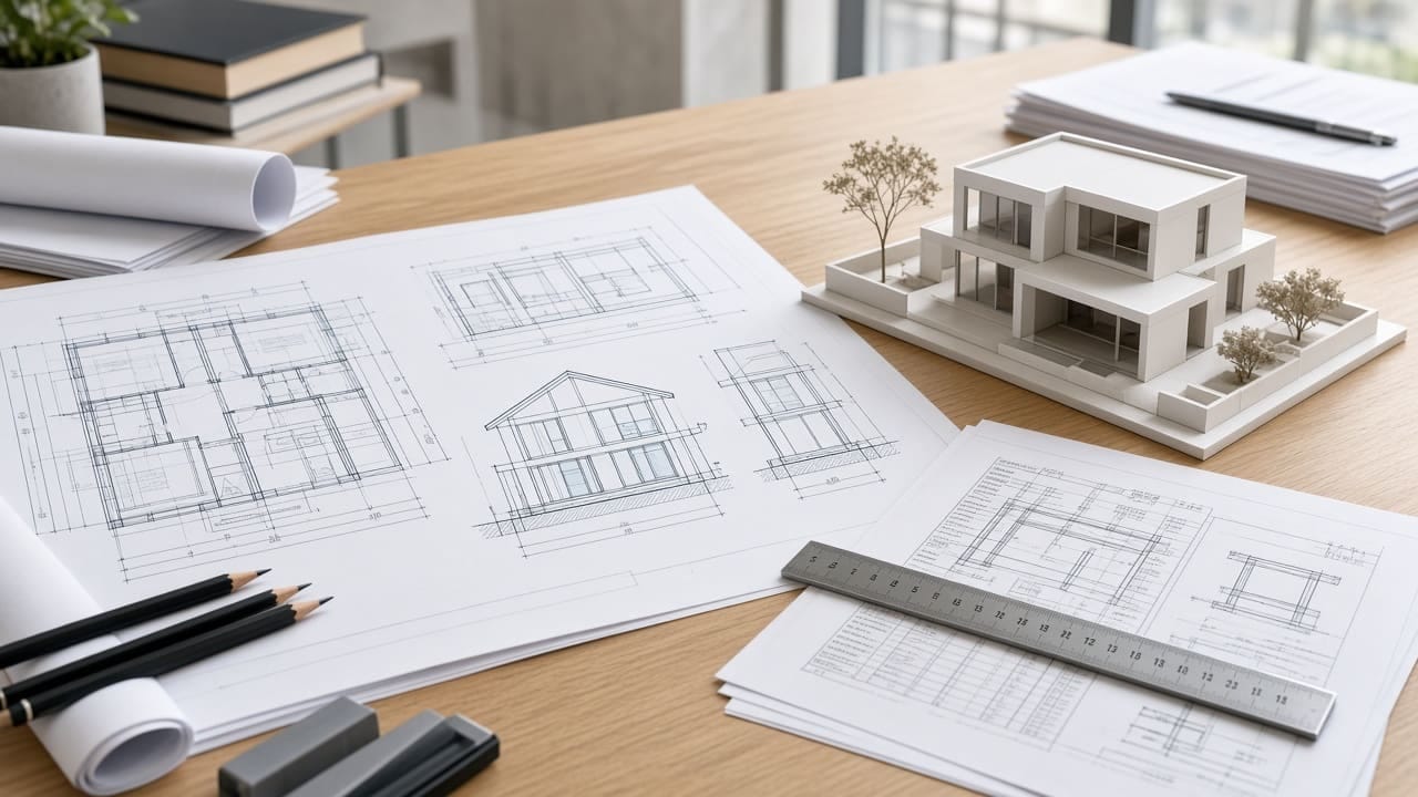 Architecture and structural engineering drawings