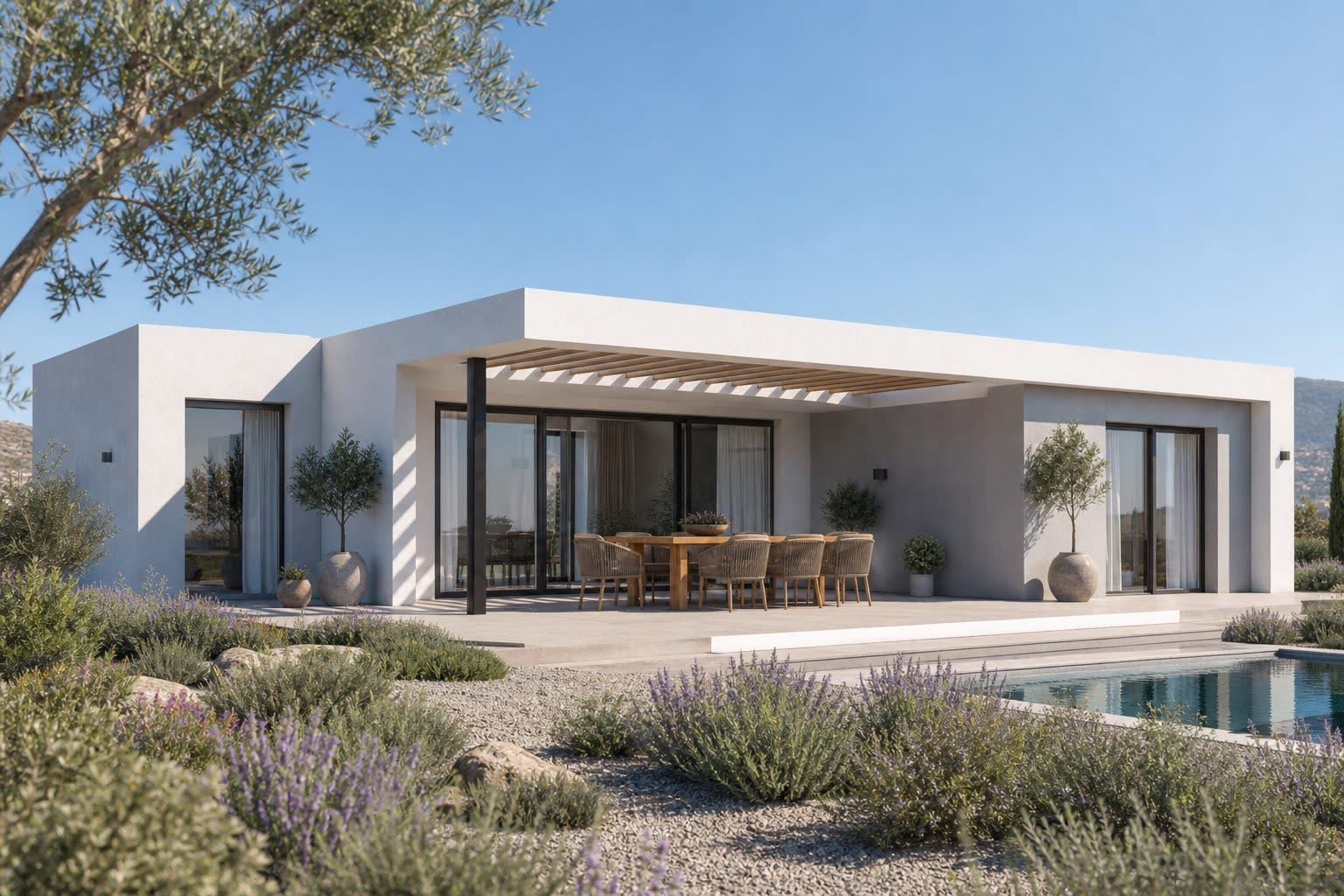 SF106 — 3-bedroom single floor prefab home, Cyprus