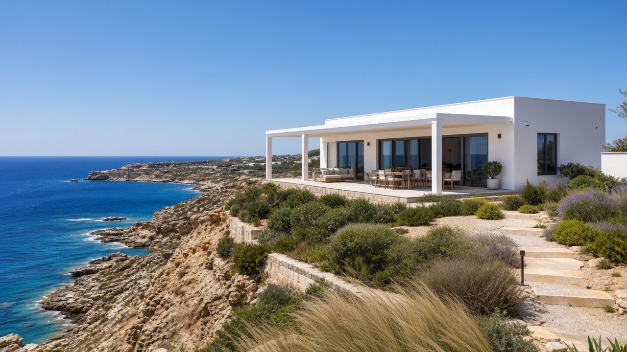 SF108 — 3-bedroom single floor prefab home, Cyprus