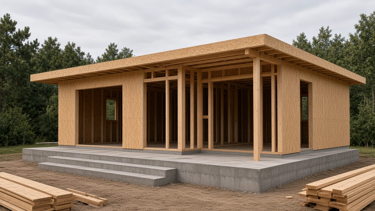 WF302 — OSB wood frame